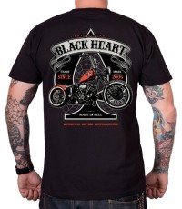 Футболка BLACK HEART Orange Chopper - Чёрный