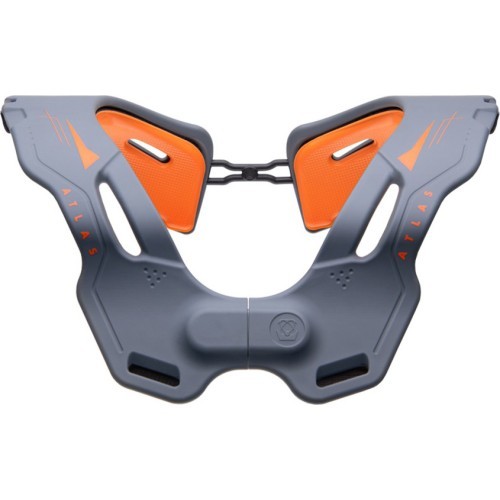 Neck Brace ATLAS Vision Gray Orange -  Grey/Orange 