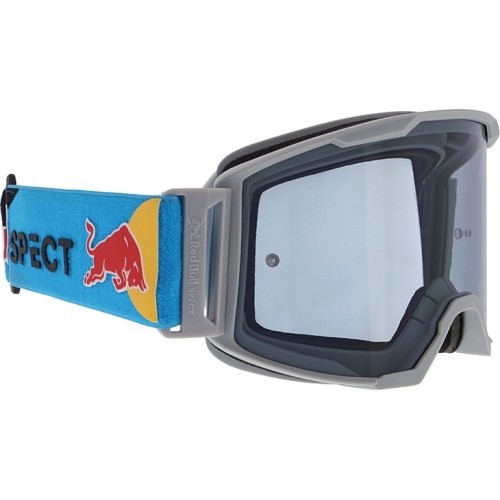 Мотокроссовые очки Red Bull Spect Strive Panovision, матовые светло-серые, затемнённые линзы