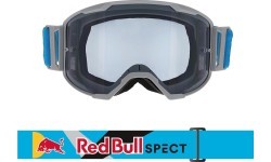 Мотокроссовые очки Red Bull Spect Strive Panovision, матовые светло-серые, затемнённые линзы