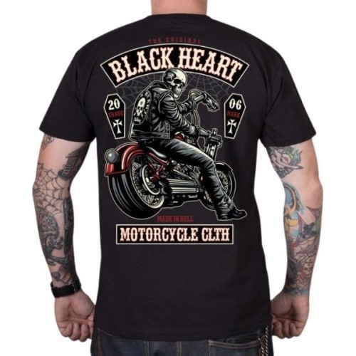 Мужская футболка Black Heart Coffin - Чёрный