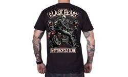 Мужская футболка Black Heart Coffin - Чёрный