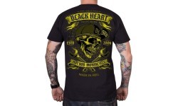T-Shirt BLACK HEART Satan - Black