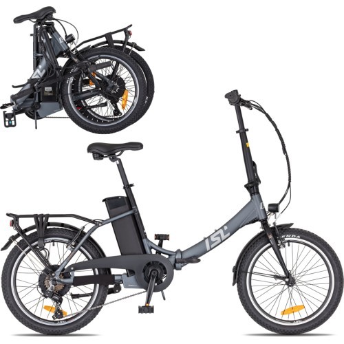 Sulankstomas elektrinis dviratis inSPORTline ISL Felior 468 Wh 20” – 2026 - Titaninė pilka