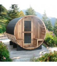 Barrel Sauna inSPORTline Viduor 600 – Cedar Wood
