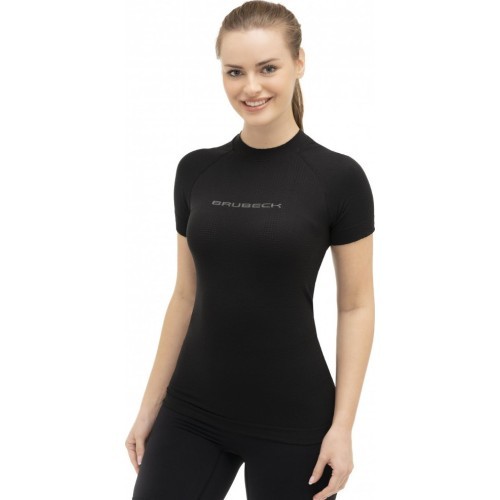 Women’s Short-Sleeved T-Shirt Brubeck 3D Run PRO - Black