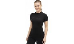 Женская футболка с коротким рукавом Brubeck 3D Run PRO - Чёрный
