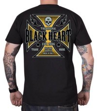 Marškinėliai Ruthless Black Heart - Juoda