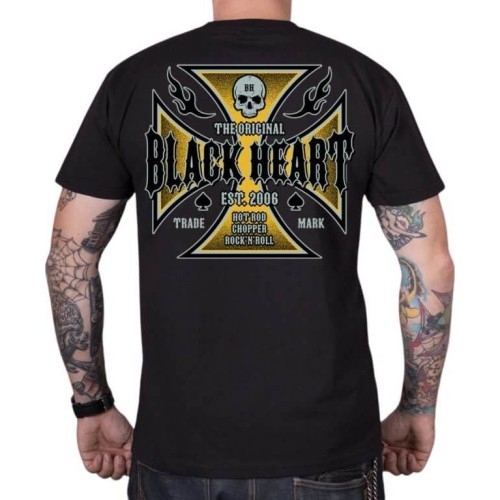 T-Shirt BLACK HEART Ruthless - Black