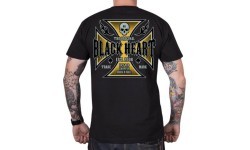 T-Shirt BLACK HEART Ruthless - Black