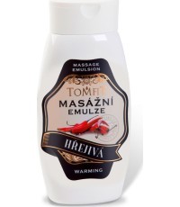 Šildantis masažo emulsija Tomfit 250 ml