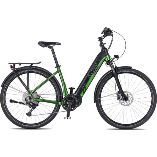 Trekingo elektrinis dviratis 4EVER Comfort Elite 720Wh 28” 2025, žalias gyvatės/juodas - Gyvatės žalia/juoda