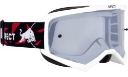 Очки для мотокросса Red Bull Spect Evan, белые, дымчато-серебристые линзы