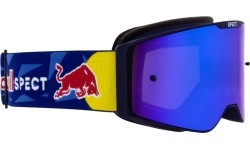 Очки для мотокросса Red Bull Spect Torp, матовые синие, синие зеркальные линзы