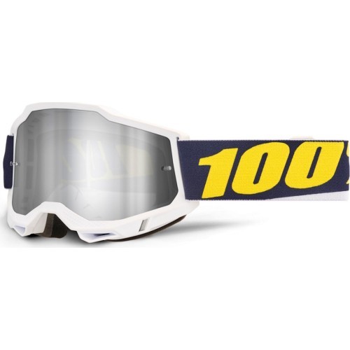 Кроссовые очки 100% Accuri 2 Mirror - Torc bílá, zrcadlové plexi