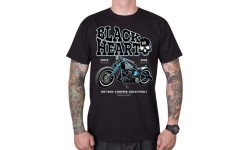 Marškinėliai BLACK HEART Blue Bobber - Juoda