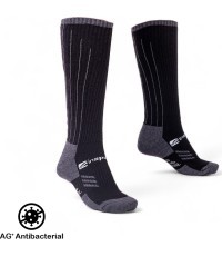 Merino Knee-Socks inSPORTline Meritic Ski AG+ Antibacterial - Black and grey