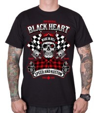 Футболка BLACK HEART Speed and Kustom - Чёрный