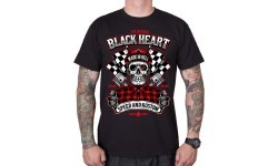 Marškinėliai BLACK HEART Speed and Kustom - Juoda
