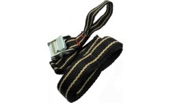 Car rack bicycle mounting strap