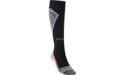 Moteriškos slidinėjimo kojinės Midweight+, juoda/koralų, S - 227