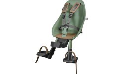 Priekyje montuojama dviračio kėdutė su adapteriu Urban Iki - Icho Green/Kurumi Brown