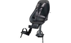 Front-Mounted Child Bike Seat w/ Adaptor Urban Iki - Bincho Black/Bincho Black