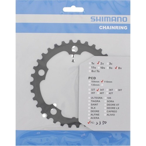 Front chainring FC-2450 34T (black)