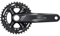 Priekinis žvaigždžių blokas Shimano DEORE FC-M4100-B2 / 2x10 pav. / 36-26T / 175 mm