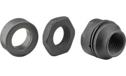 Konusas, poveržlės ir veržlė stebulei Shimano FH-RM66 (kairė)