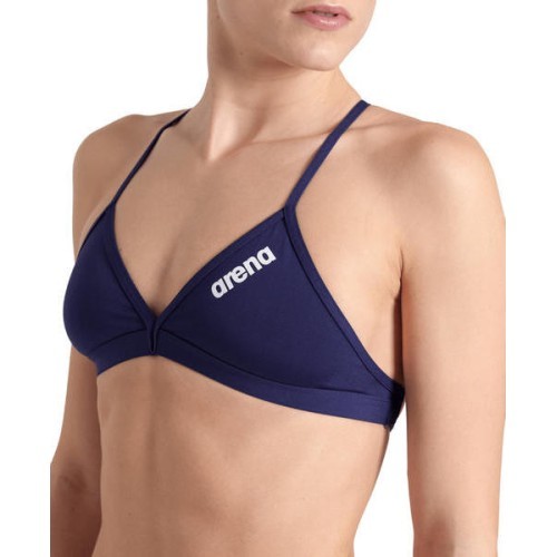 Moteriška plaukimo liemenėlė Team Swim Top Tie Back Solid tamsiai mėlyna-balta 32 - 750