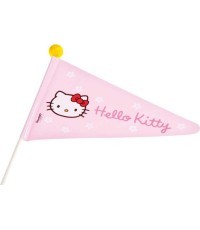 Vėliavėlė Hello Kitty vaikiškam dviračiui ant ašies 160cm