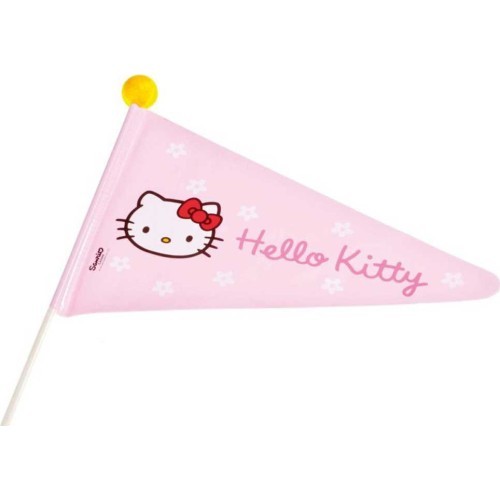 Hello Kitty flag for children's bike, axle-mounted, 160 cm