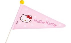 Vėliavėlė Hello Kitty vaikiškam dviračiui ant ašies 160cm