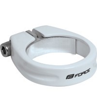 Balnelio stovo apkaba FORCE 34,9mm (aliuminė, balta)