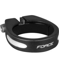 Balnelio stovo apkaba FORCE 34,9mm (aliuminė, juoda)