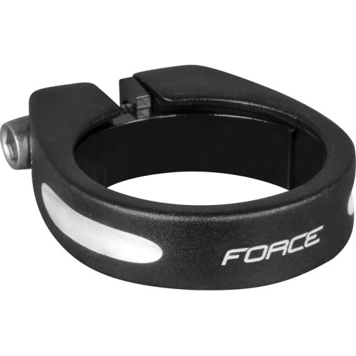 Balnelio stovo apkaba FORCE 34,9mm (aliuminė, juoda)