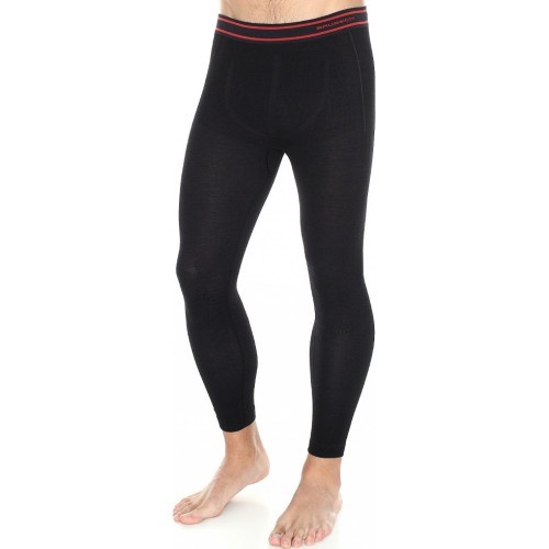 Мужские термоштаны Brubeck Active Wool черные LE11710 - Чёрный