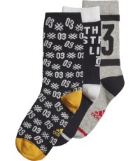 Детские носки Adidas YA GR 3PP Black Grey ED8645