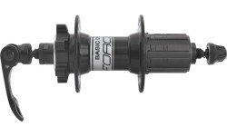Galinė stebulė FORCE 36H Basic (aliuminė, juoda)