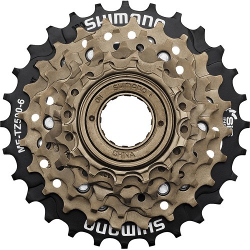 Galinis žvaigždžių blokas SHIMANO Tourney TZ500 14-28T (užsukamas, 6 pavarų)