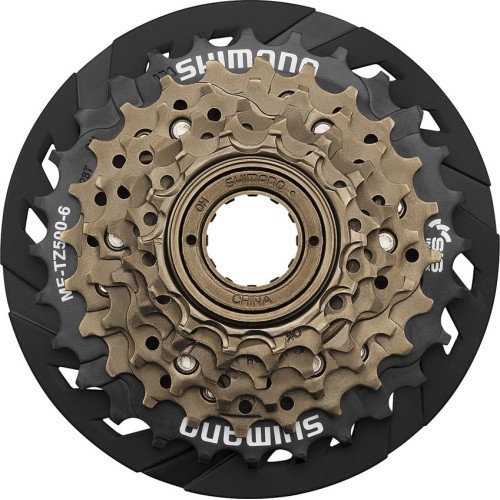 Galinis žvaigždžių blokas SHIMANO Tourney TZ500 14-28T (užsukamas, 6 pavarų)
