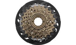 Galinis žvaigždžių blokas SHIMANO Tourney TZ500 14-28T (užsukamas, 6 pavarų)