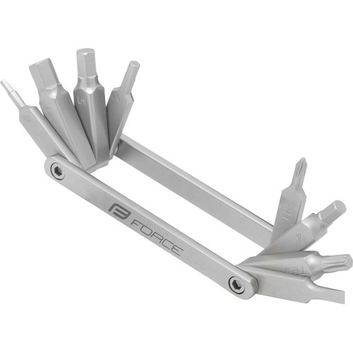 Force folding mini tool set, 8 functions