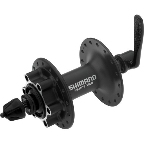Передняя втулка Shimano M475 100mm 36H 6 болтов DISK (чёрная)