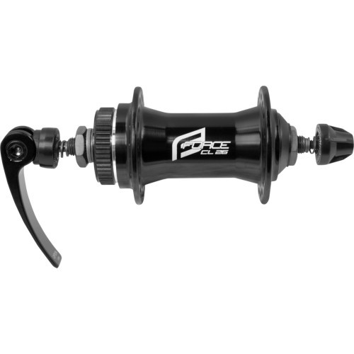 Front hub FORCE CL-22 32H with quick release (aluminium, black)