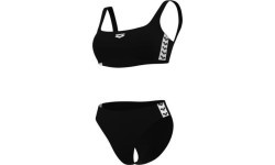 W Icons Bralette vientisas dviejų dalių maudymosi kostiumėlis juodas-baltas 36 - 510