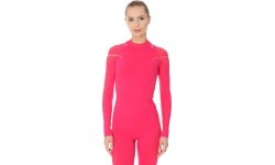 Женская термофутболка с длинным рукавом Brubeck Thermo - Фуксия