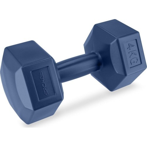 Set of hexagonal dumbbells 2x4 kg Spokey MONSTER