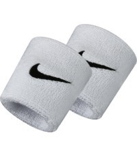 Nike Swoosh Wristbands, White